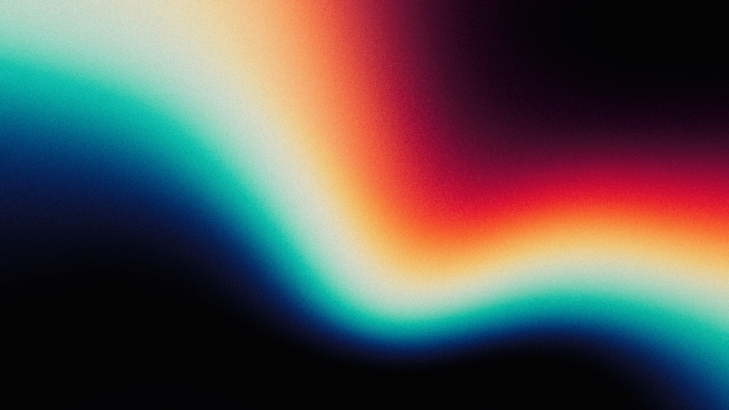 Wavy rainbow prism lines